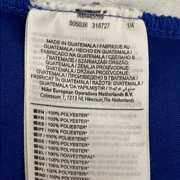 Nike NBA  Stephen Curry 30 Golden State Warriors Swingman Jersey Blue Yellow 2XL - Picture 7 of 11